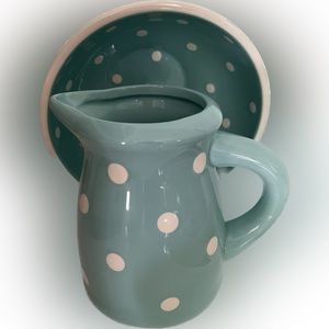 Decorative Bowl & Pitcher Set